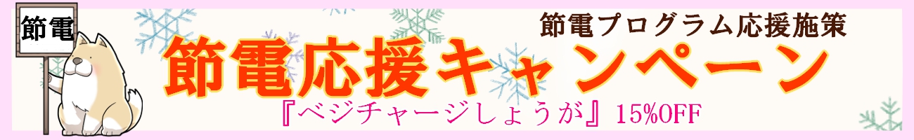 節電応援キャンペーンベジチャージしょうが